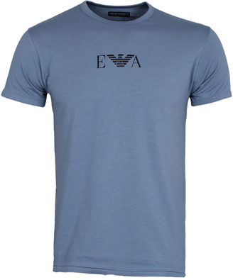 Emporio Armani Steel Blue Slim Fit Crew Neck T-Shirt
