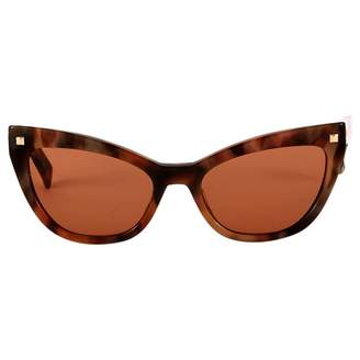 Max Mara Brown Plastic Sunglasses