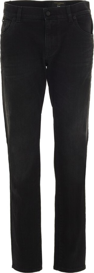 Dolce & Gabbana Logo Patch Jeans - ShopStyle
