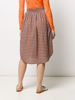 Thumbnail for your product : Cédric Charlier Gingham Check Midi Skirt