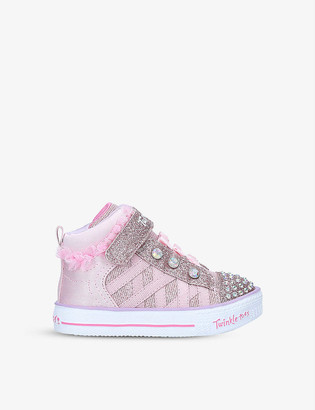 sketchers pink trainers