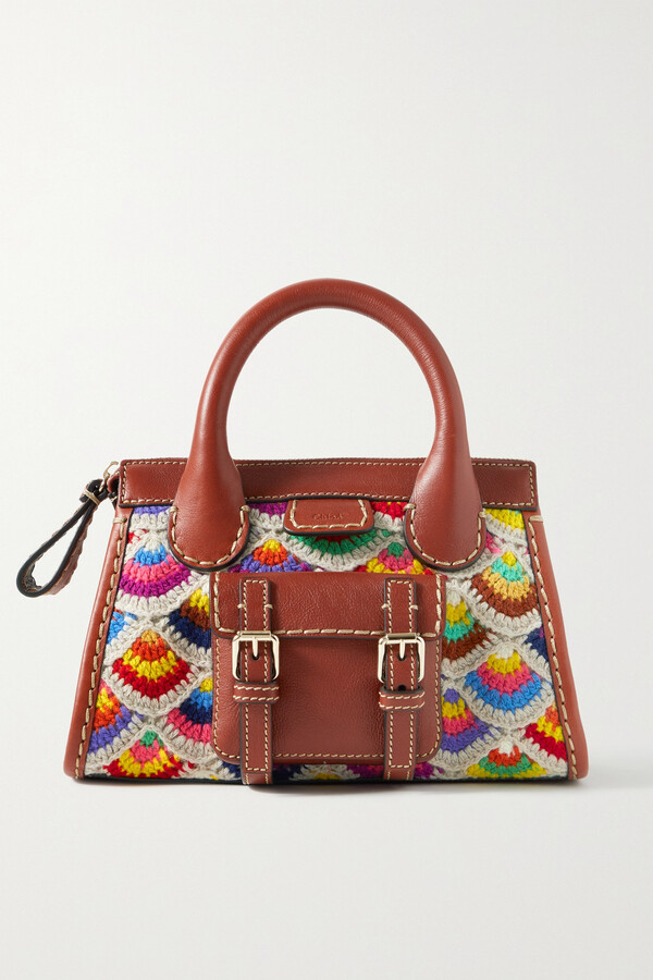 Crochet Leather Bag | Shop The Largest Collection | ShopStyle