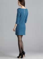 Thumbnail for your product : Patrizia Pepe Dotted Knit 3/4-Sleeve Dress