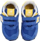 Thumbnail for your product : New Balance 574 Suede & Mesh Strap Sneakers
