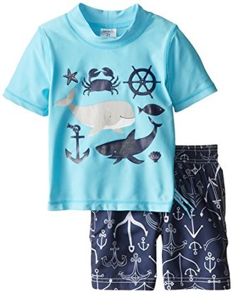 Carter's Little Boys' Toddler Two-Piece Whale and Shark Swim Set