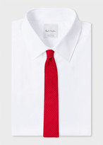 Thumbnail for your product : Paul Smith & Manchester United - Red Polka Dot Narrow Silk Tie