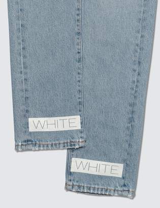 Off-White Off White Bleach Slim Denim Nikel Jeans
