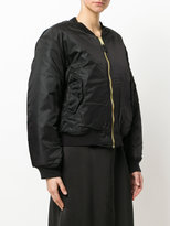 Thumbnail for your product : Yang Li printed back bomber jacket