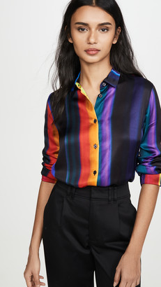 Paul Smith Rainbow Stripe Button Down Shirt