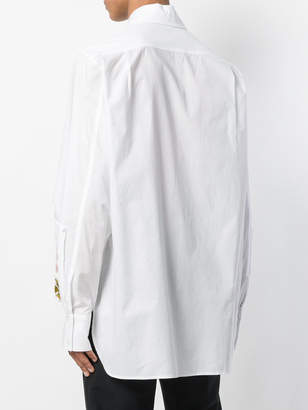Ann Demeulemeester oversize embroidered shirt