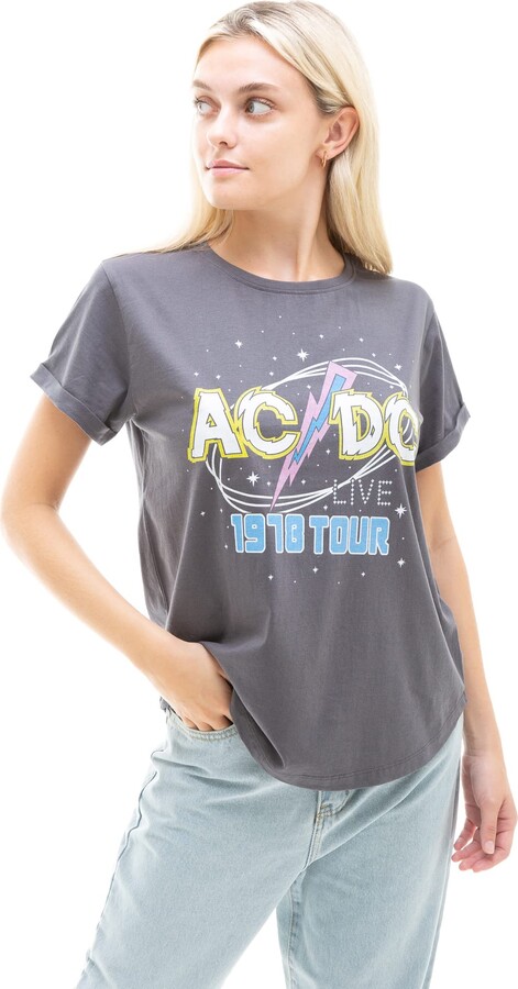 AC/DC Women's 1978 Tour T Shirt - ShopStyle