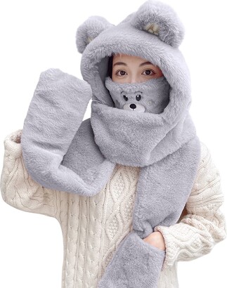 Beanie Cap Winter Hats Scarves And Gloves Woman Hat Womens Winter