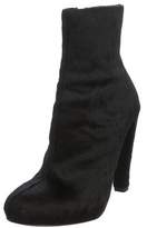 Thumbnail for your product : Theyskens' Theory Ponyhair Pointed-Toe Ankle Boots