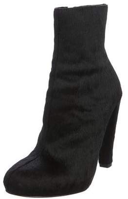 Theyskens' Theory Ponyhair Pointed-Toe Ankle Boots