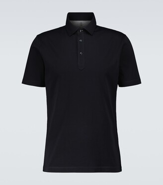 Brunello Cucinelli Short-sleeved cotton polo shirt