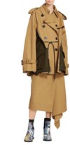 Thumbnail for your product : Sacai Mixed-Media Trench Jacket