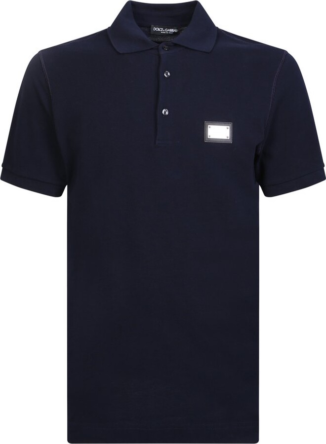 Dolce & Gabbana Logo Short-Sleeved Polo Shirt - ShopStyle