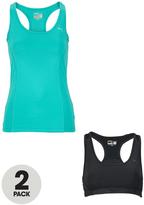 Thumbnail for your product : Puma Bra and Top (2 Pack)