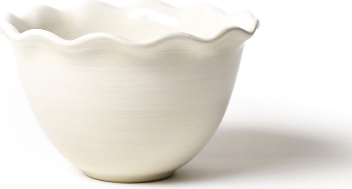 Coton Colors Signature White Ruffle Bowl