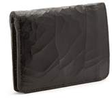 Thumbnail for your product : Marc Marmel Cracked Leather Passport Holder - Mens - Black