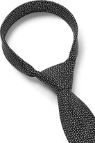 Thumbnail for your product : HUGO BOSS Micro-pattern tie in pure silk jacquard