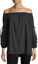 Thumbnail for your product : Max Studio Tie-Sleeve Off-the-Shoulder Blouse