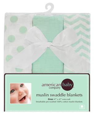 T.L.Care Tl Care TL Care 3-pk. Muslin Swaddle Blankets