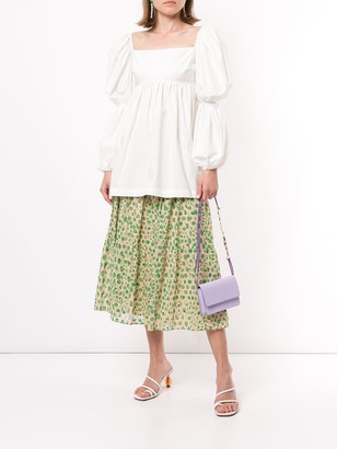 Paul & Joe Basilic floral-print A-line skirt