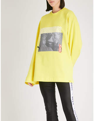 FENTY PUMA by Rihanna Logo-print cotton-blend sweatshirt
