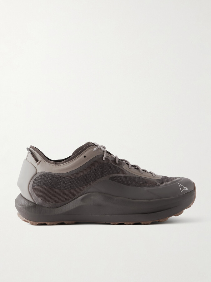 ROA Sella Rubber-Trimmed ProWave Jacquard Trail Sneakers