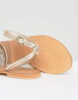 Thumbnail for your product : ASOS Design Faithful Woven Leather Sandals
