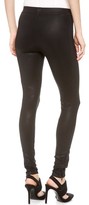 Thumbnail for your product : David Lerner Coated Pieced Leggings