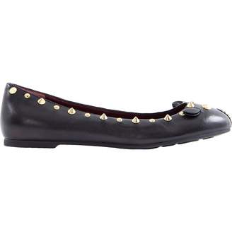 Marc by Marc Jacobs Black Leather Ballet flats