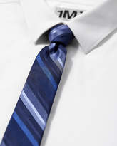Thumbnail for your product : Express Diagonal Stripe Slim Silk Tie