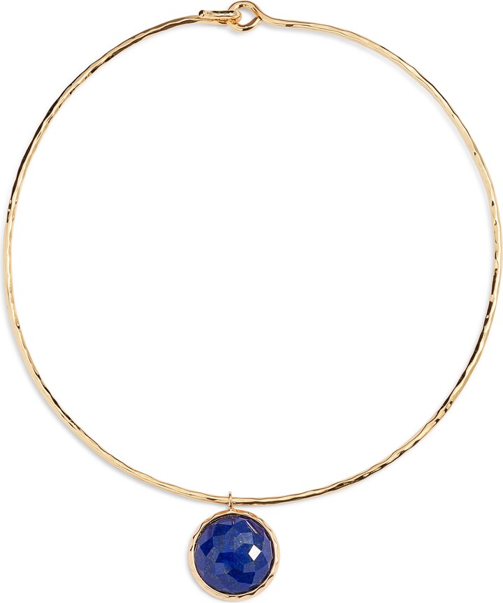 Nest Jewelry Lapis Pendant Collar Necklace
