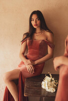 Thumbnail for your product : Jenny Yoo Issa Velvet Dress Pink