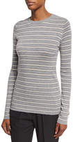 Thumbnail for your product : Brunello Cucinelli Metallic-Striped Long-Sleeve Top