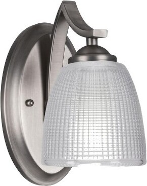 Toltec Lighting ToltecLightingZilo1-LightSconceinGraphitewith5\