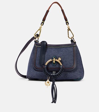 See by Chloe Joan Mini denim shoulder bag - ShopStyle