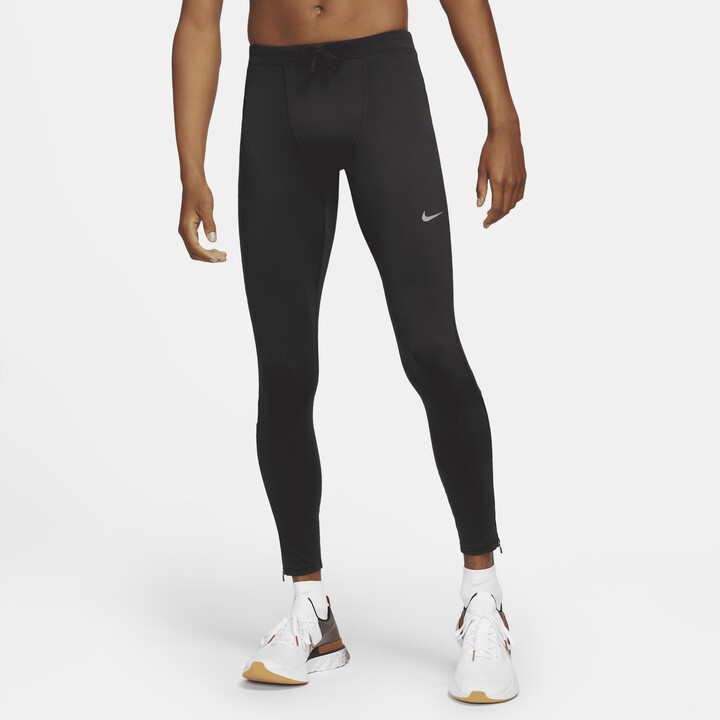 Nike Men's Dri-FIT Challenger Running Tights in Black - ShopStyle Pants