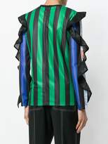 Thumbnail for your product : Kenzo frill sleeve football top