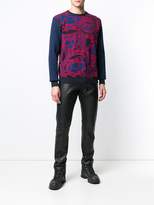 Thumbnail for your product : Versace jacquard knit sweater