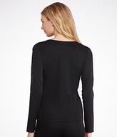 Thumbnail for your product : Cuddl Duds Softwear Lace Edge Knit T-Shirt