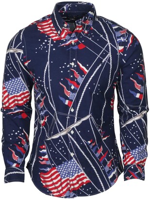 ralph lauren american flag shirt