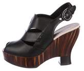 Thumbnail for your product : Proenza Schouler Leather Platform Sandals