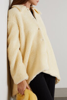 Thumbnail for your product : A.W.A.K.E. Mode Oversized Faux Shearling Jacket - Ivory