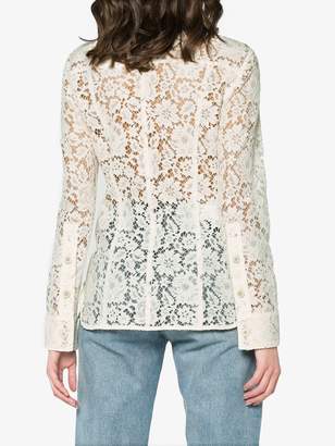 Calvin Klein lace long sleeve shirt