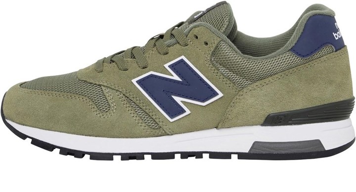 New Balance Mens 565 Trainers Olive Green - ShopStyle