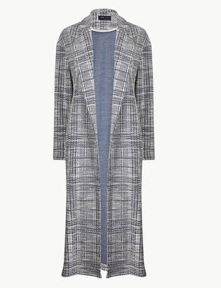 Marks and Spencer Textured Open Front Duster Coat