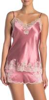 Thumbnail for your product : Josie Natori Lace Trim Silk Camisole